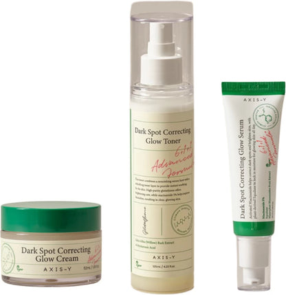 Axis-Y Dark Spot Correcting Serum, Cream and Toner Trio