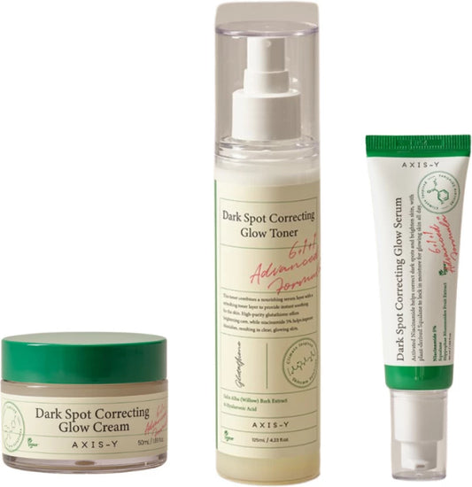 Axis-Y Dark Spot Correcting Serum, Cream and Toner Trio
